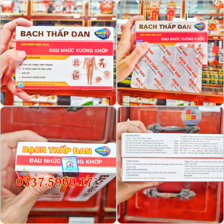 Viên uống Bạch thấp đan hổ trợ giảm thần kinh tọa