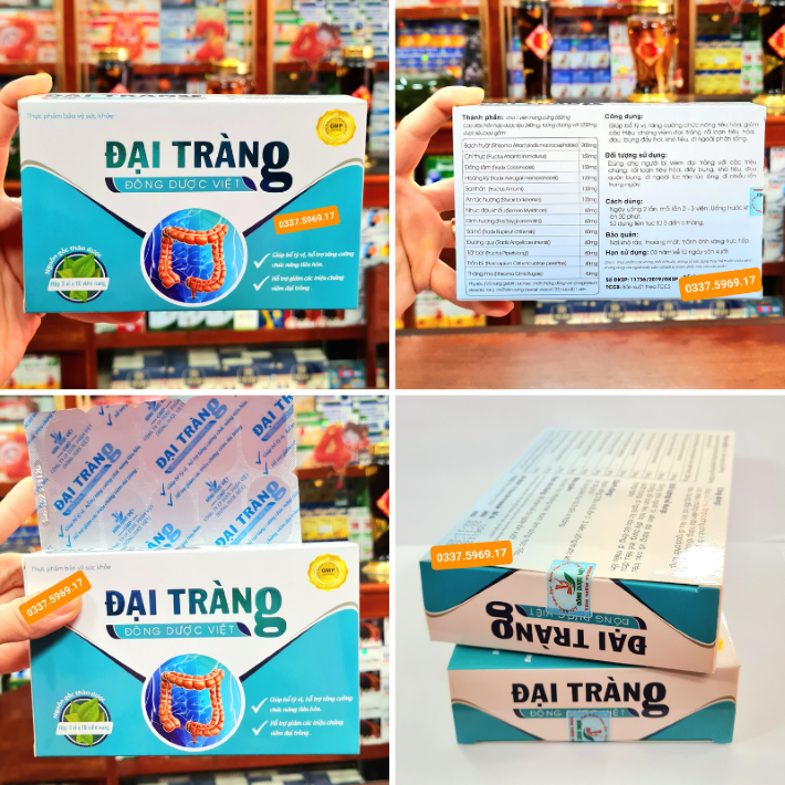 Đại Tràng Đông Dược Việt giảm rối loạn tiêu hóa, đi cầu phân lỏng