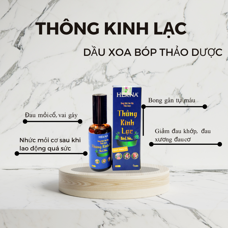 Dầu Thông Kinh Lạc công dụng