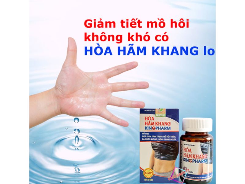 Hòa Hãm Khang giúp trị dứt điểm mồ hôi