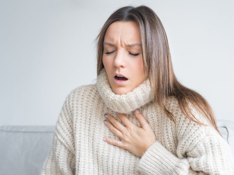 Ho đến tắt thở