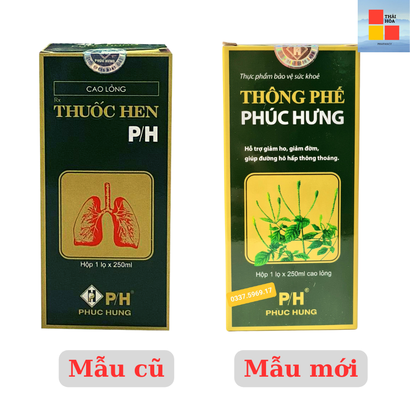 Hen P/H đổi mẫu sang Thông phế Phúc Hưng