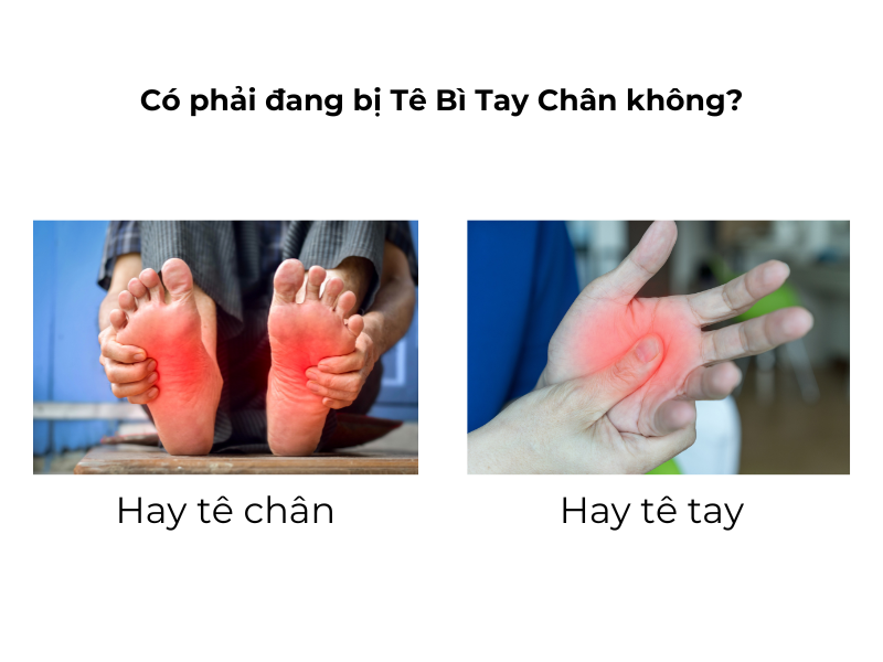 tê bì chân tay