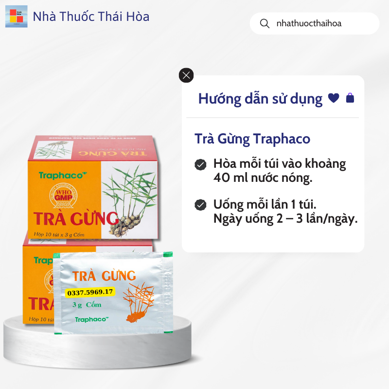 Trà Gừng Traphaco