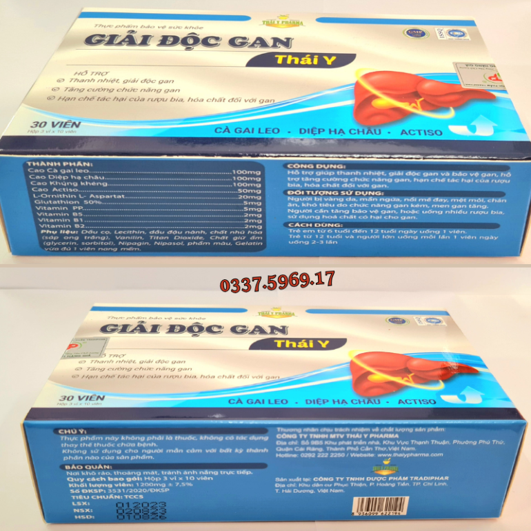 Viên Giải Độc Gan Thái Y giúp giảm ngứa dị ứng