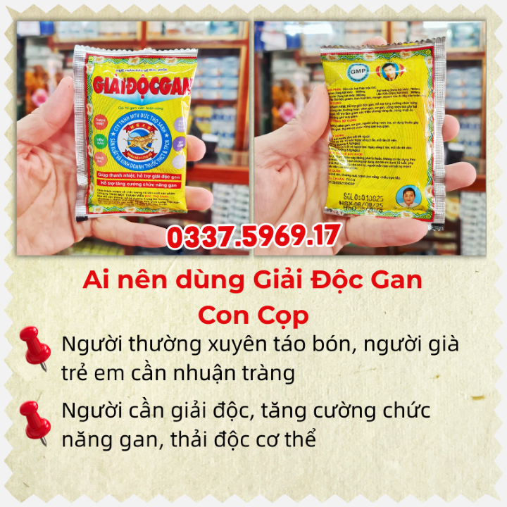 Ai nên dùng Giải độc gan con cọp