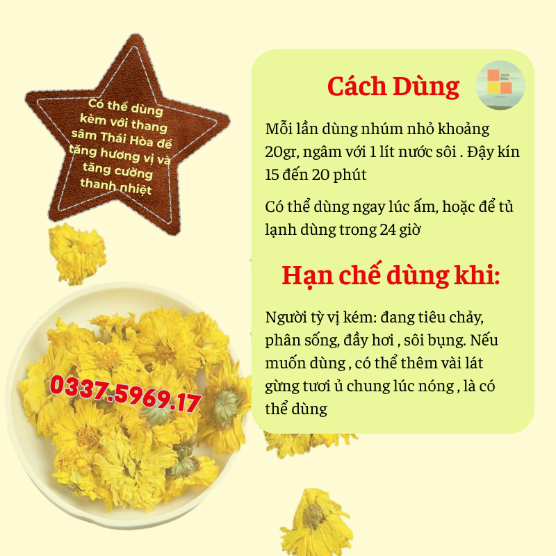 Thảo dược cúc hoa dùng như thế nào?