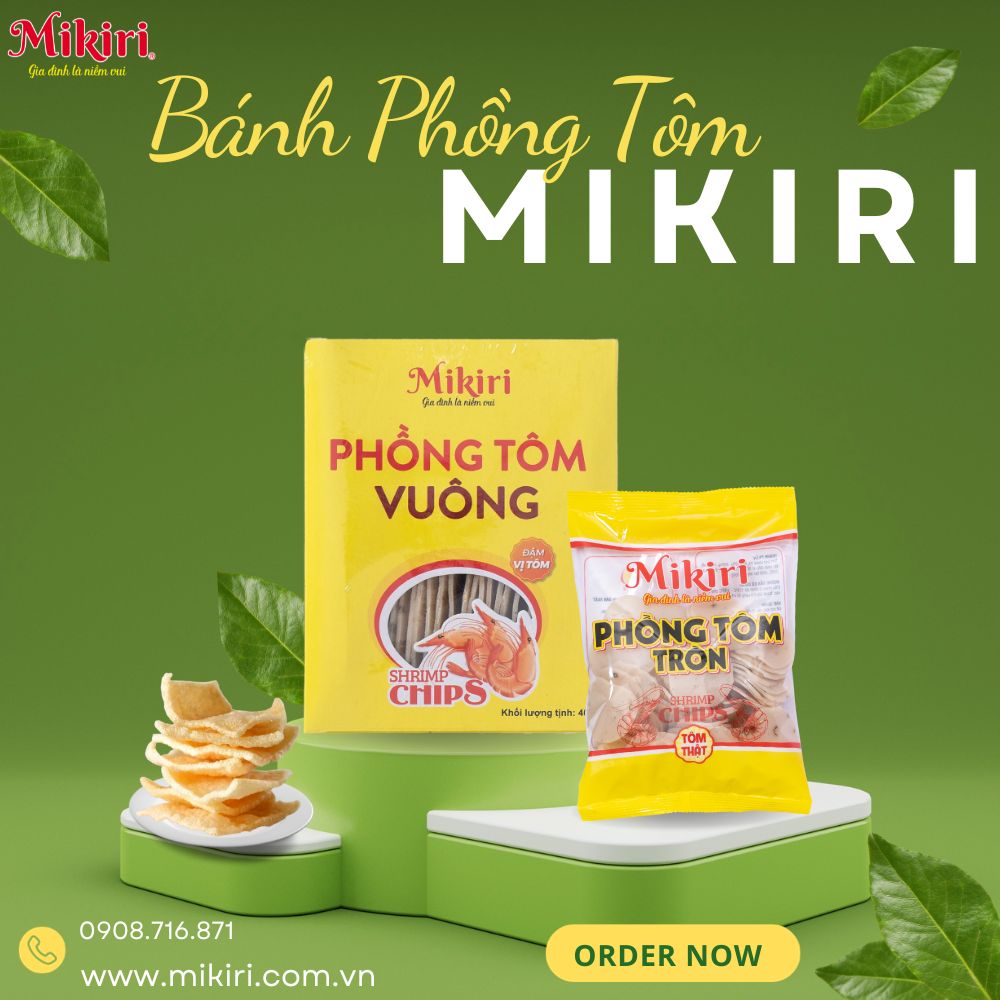 Bánh phồng tôm cao cấp Mikiri - Hương vị trọn vẹn cho bữa tiệc 1-07945397-023b-4b14-8610-ca70063e8229