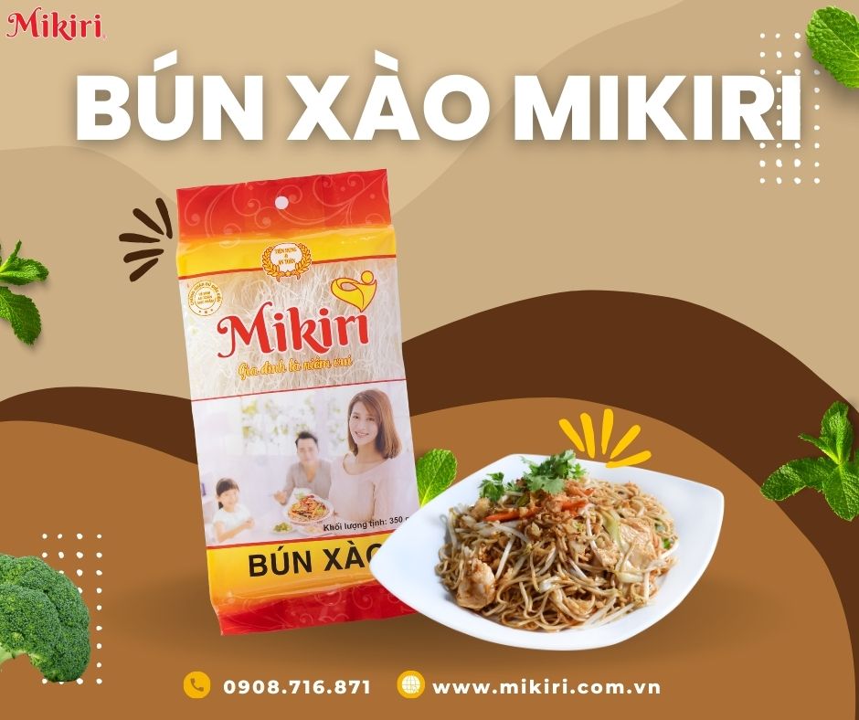 Bún gạo xào Mikiri - Món ăn thanh đạm vẫn đảm bảo dinh dưỡng 8