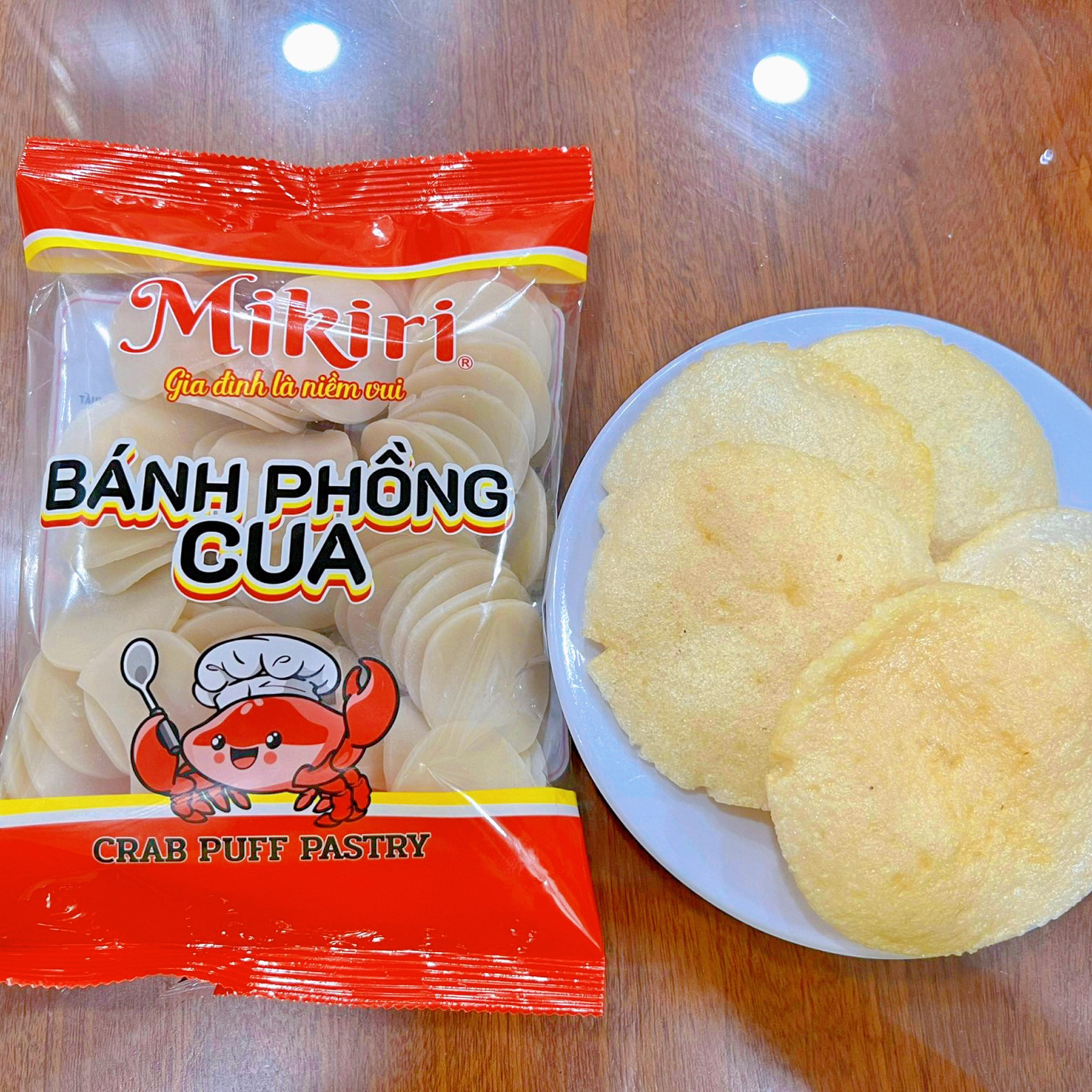 Bánh phồng cua - sự kết hợp hài hòa giữa muối và đường Banh-phong-cua-mikiri-1