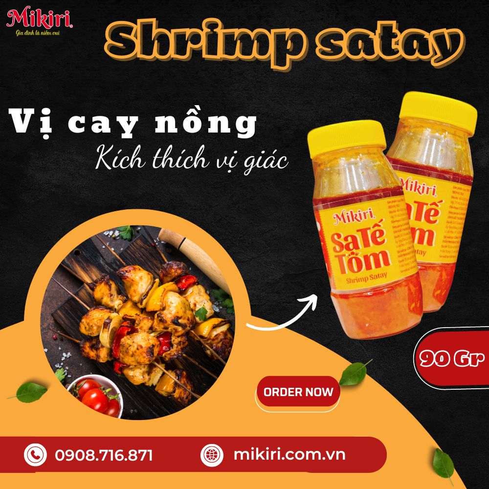 Sa tế tôm Mikiri - Gia vị cay nồng đậm vị tôm Sa-te-tom-mikiri-2