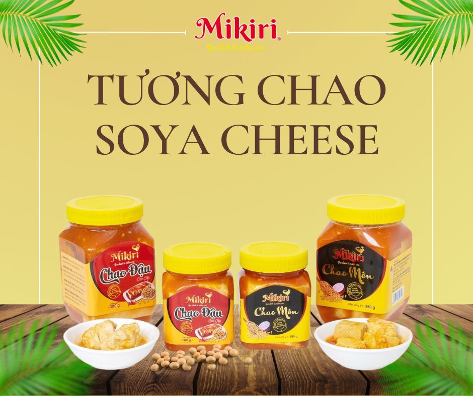 Chao đậu, chao môn cao cấp nhãn hiệu Mikiri Soya-cheese