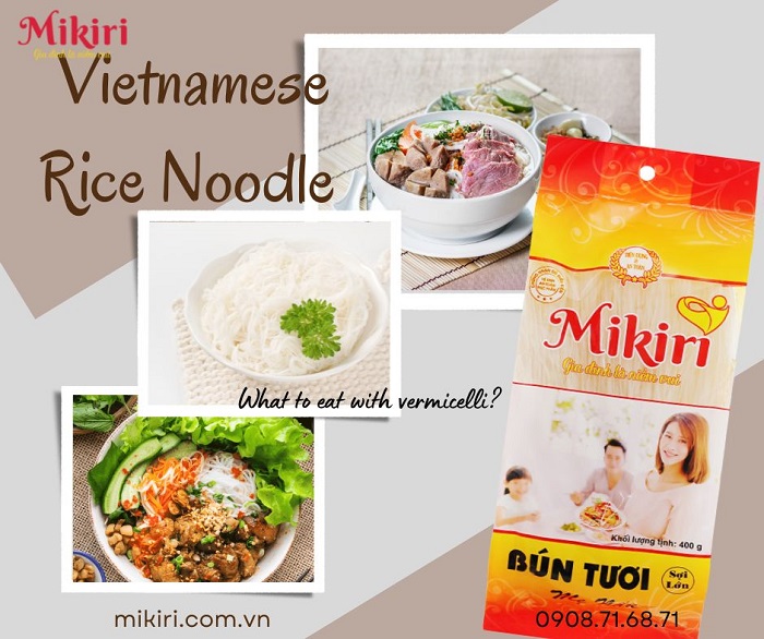 Bún tươi sạch - Nguyên liệu chất lượng từ Mikiri Vietnamese-rice-noodle