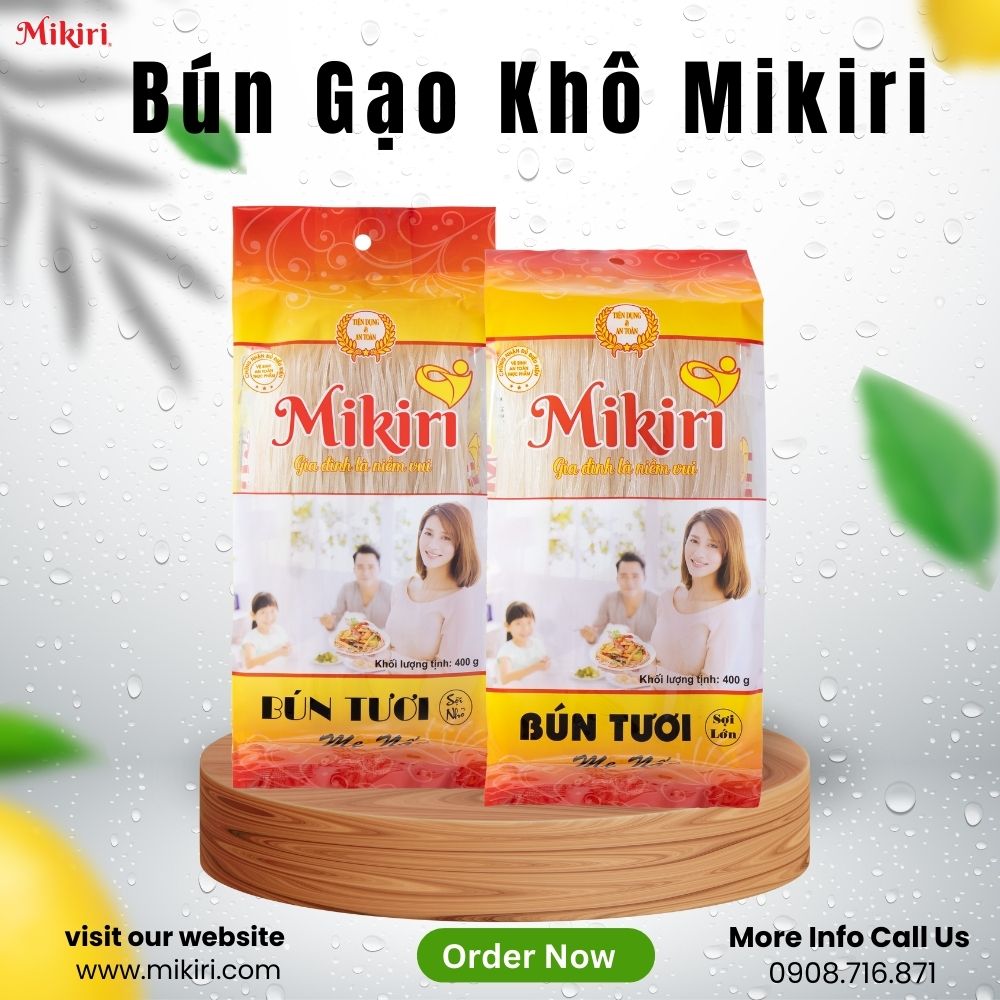 Bún gạo cao cấp Mikiri - Tinh tuý trong từng hạt gạo Website-650492e5-8208-42aa-8ee6-1547f95060c8