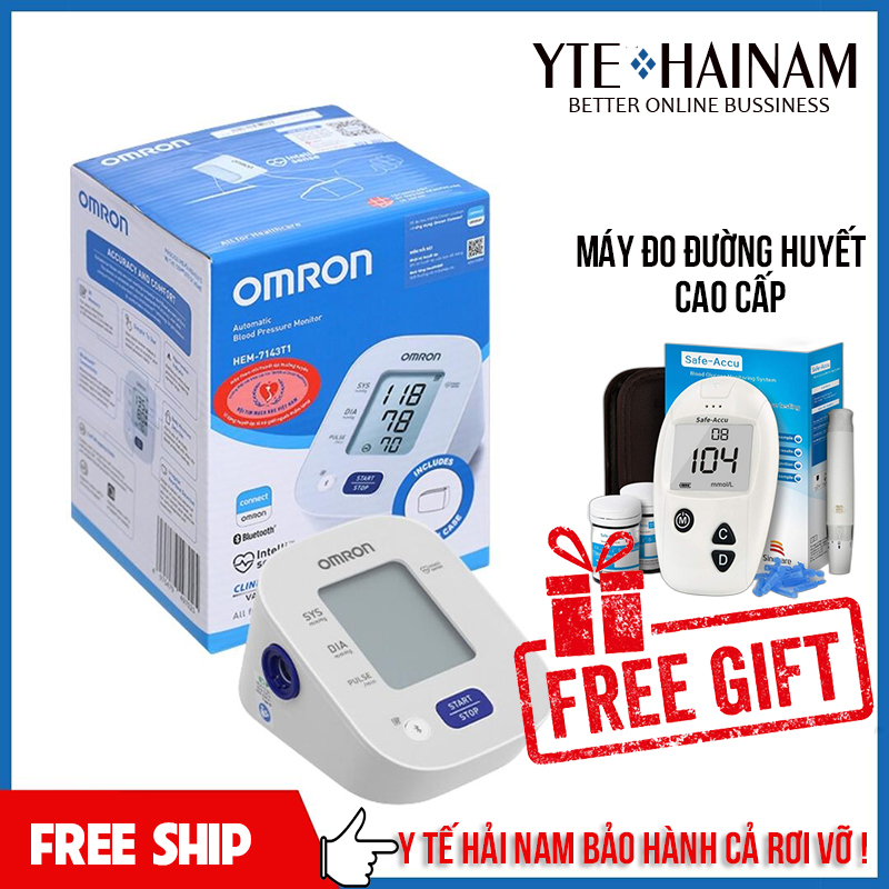 Máy Đo Huyết Áp Omron Hem 7143T1