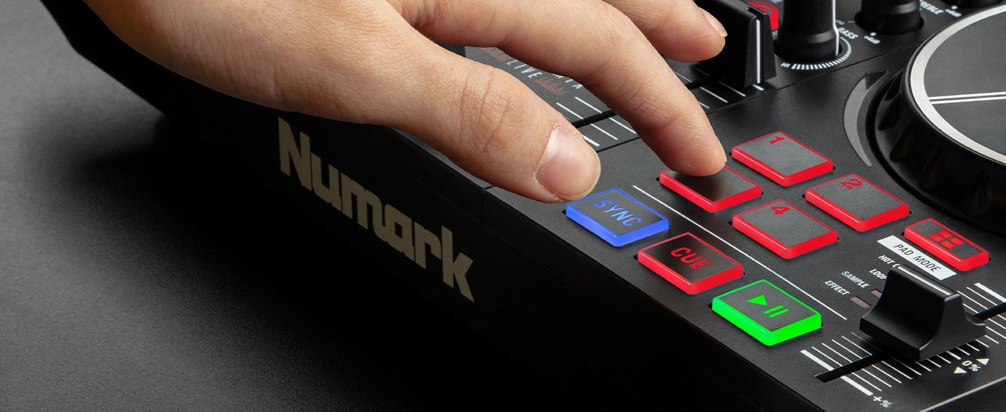Bàn Dejay Numark Party Mix Live có tích hợp loa | Trả góp 0%