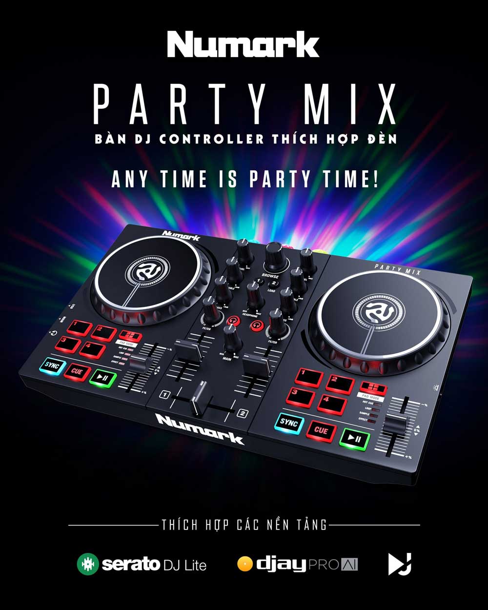Numark Party Mix 2 | Chính hãng | Trả góp tín chấp qua Online 