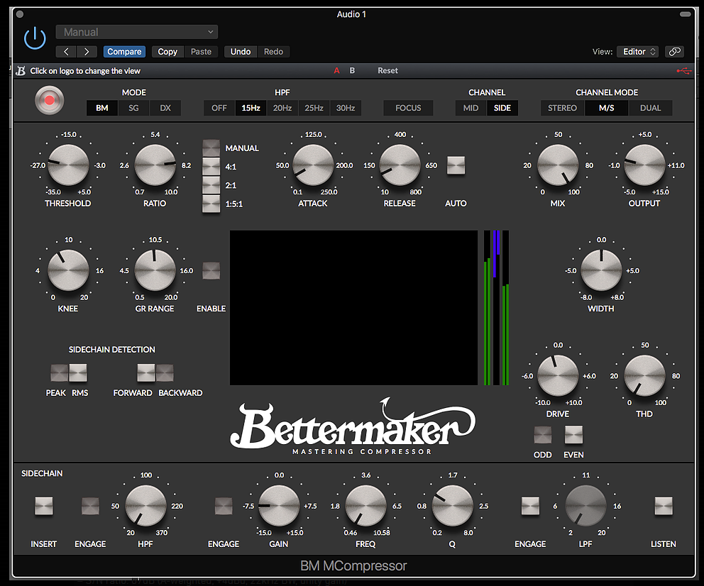 Bettermaker Mastering Compressor hàng nhập khẩu chính hãng