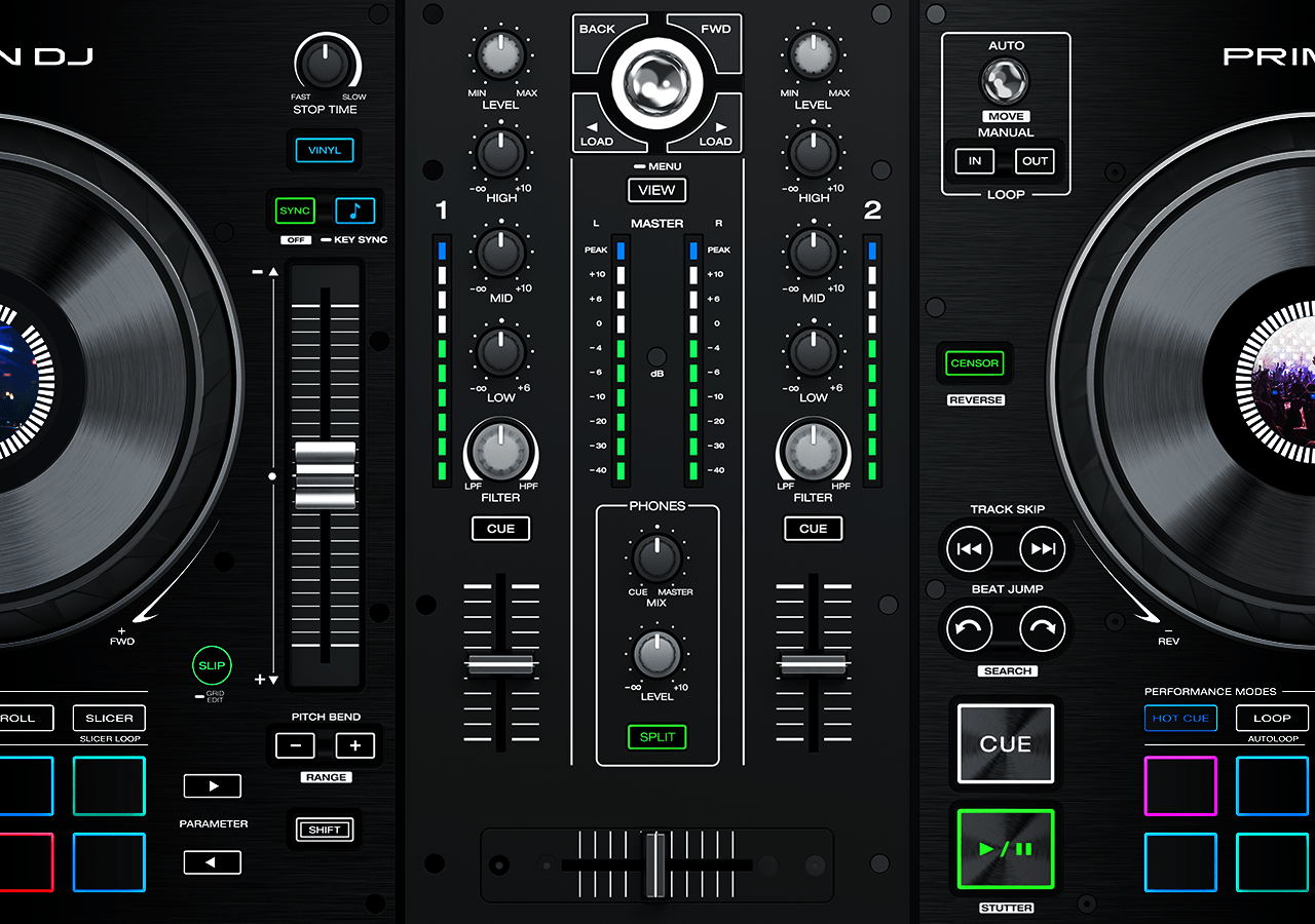 Denon DJ Prime 2-channel DJ Controller giá cực tốt tại TP.HCM