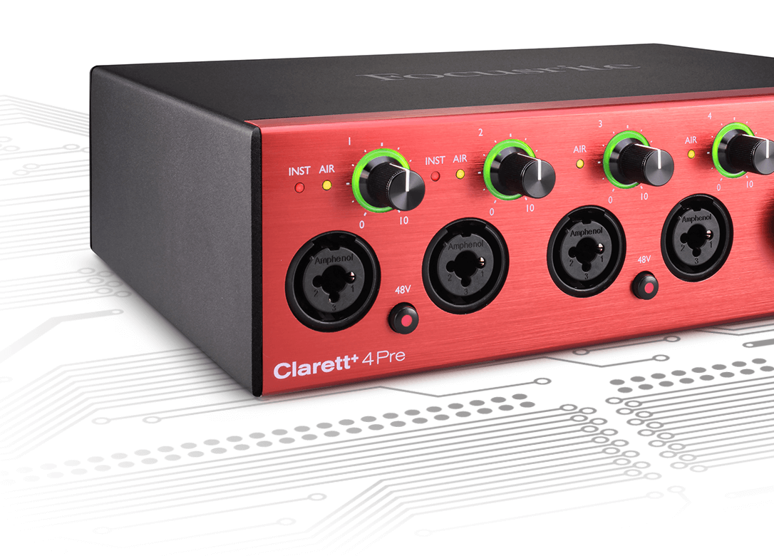 Clarett+ 4Pre 18-in / 8-out USB Audio Interface nhập khẩu chính hãng