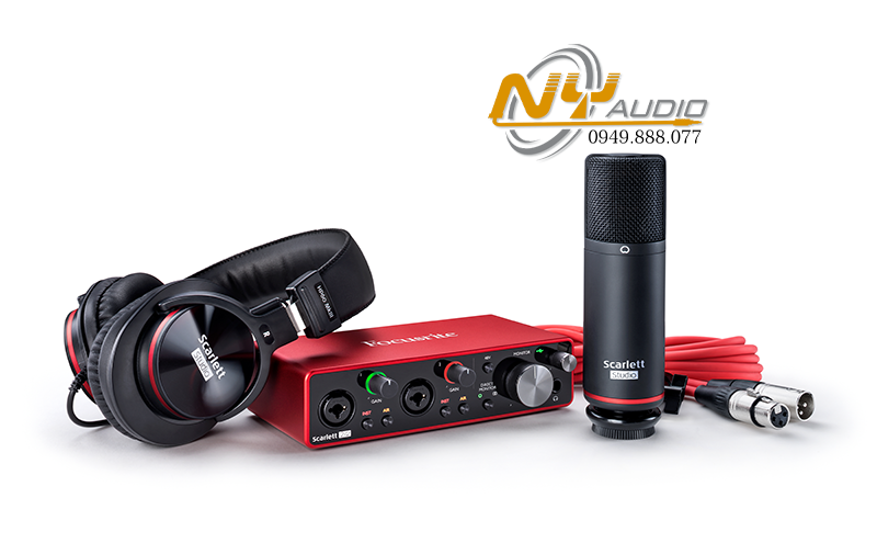 Focusrite Scarlett 2i2 Studio Pack hàng nhập khẩu chính hãng