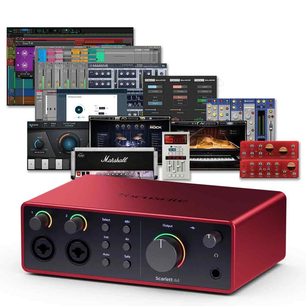 Focusrite Scarlett 4i4 Gen 4th | Trả góp online qua CMND | Lãi suất 0%  