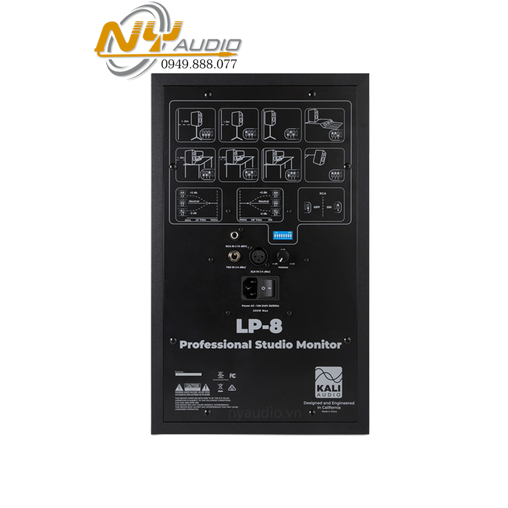 Loa kiểm âm Kali Audio LP-8-8 inch | 2-Way 37 Hz hàng chính hãng giá tốt nhất HCM