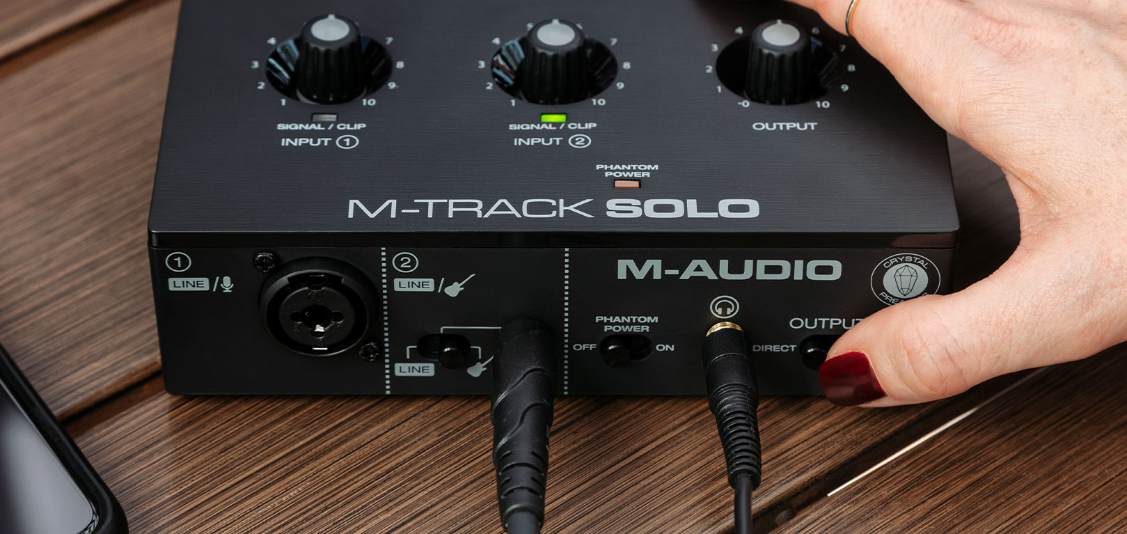 M-Audio M-Track Solo Audio Interface hàng nhập khẩu chính hãng