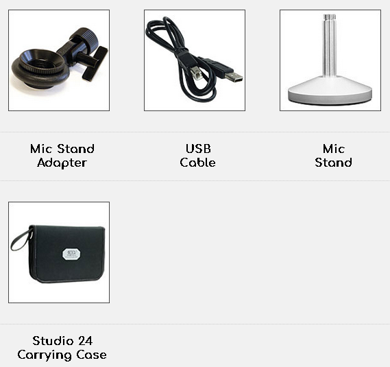 MXL Studio 24 USB Microphone hàng nhập khẩu chính hãng