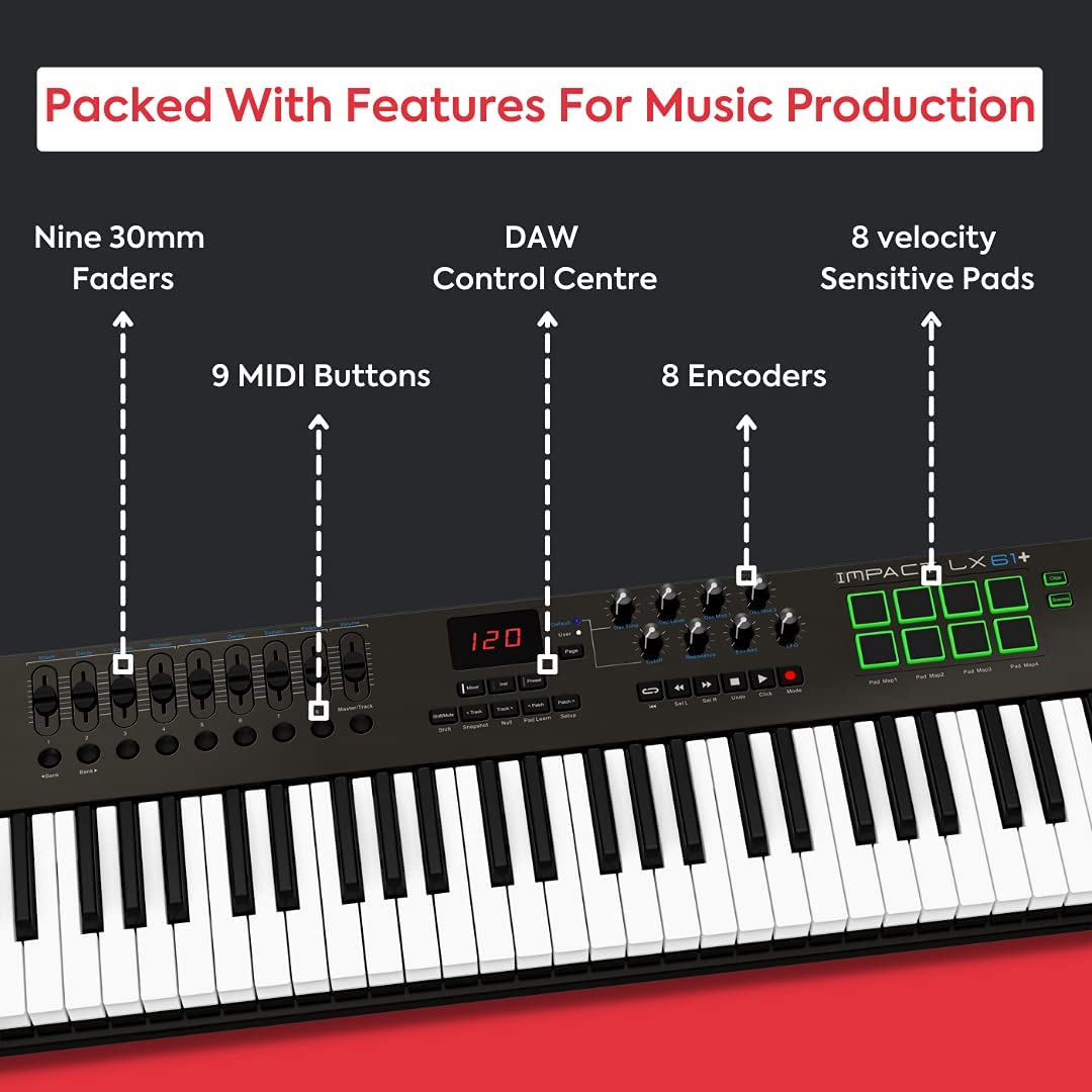 Nektar Impact LX61+MIDi Controller hàng chính hãng BH 1 năm