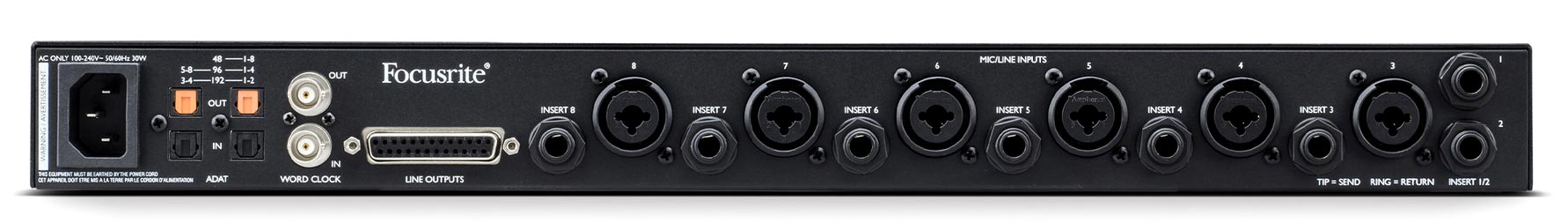Preamp Focusrite Clarett+ OctoPre | Chính hãng | Trả góp 0%