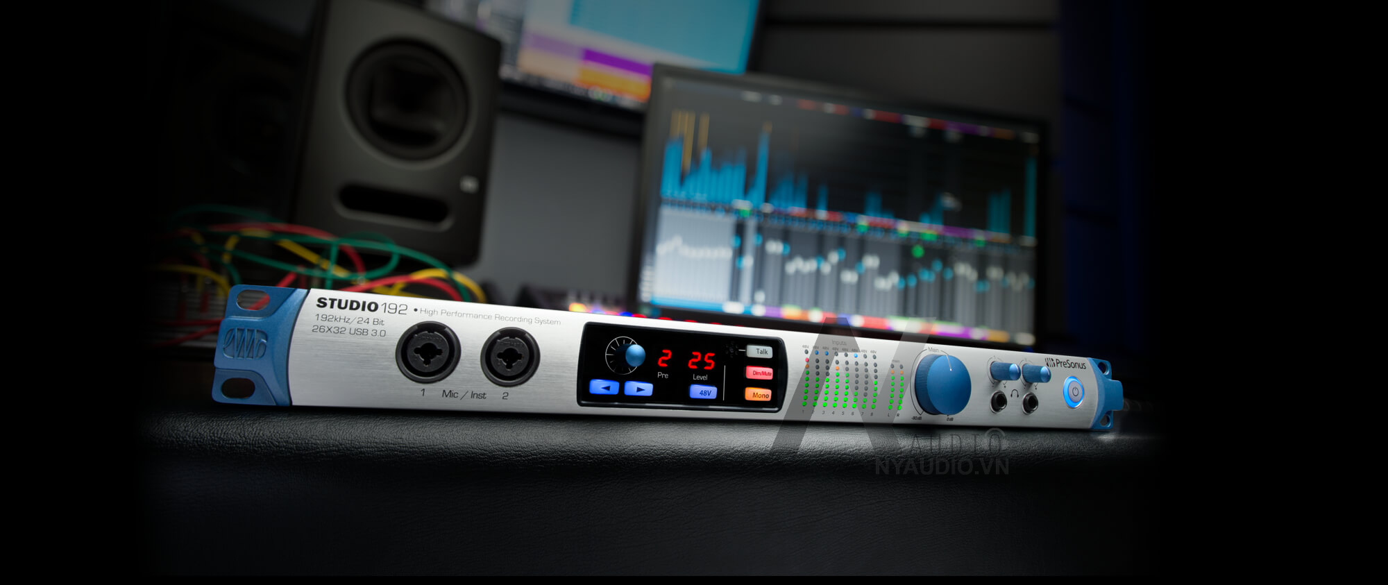 Sound card thu âm tốt nhất 2021 PreSonus Studio Interface 192 