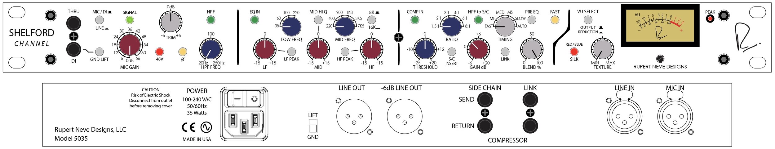 Rupert Neve Designs Shelford Channel hàng nhập khẩu chính hãng