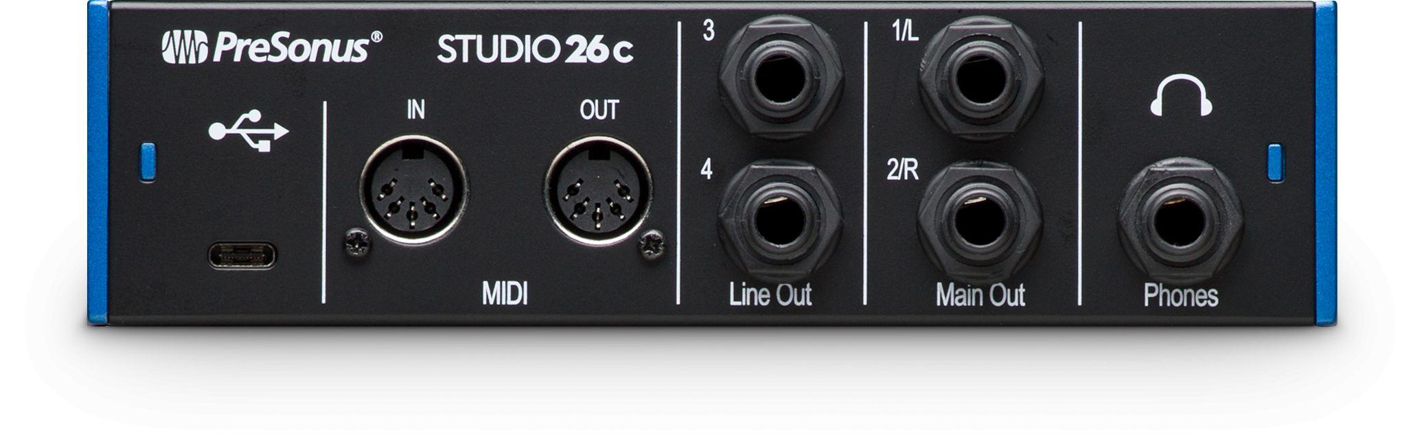 PreSonus Studio 26C Audio interface Mix có cỗng MIDI giá rẻ 