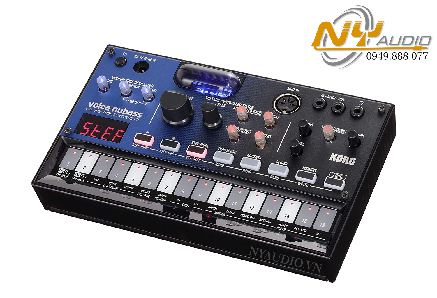 Korg Volca NuBass Vacuum Tube Synthesizer hàng nhập khẩu chính hãng