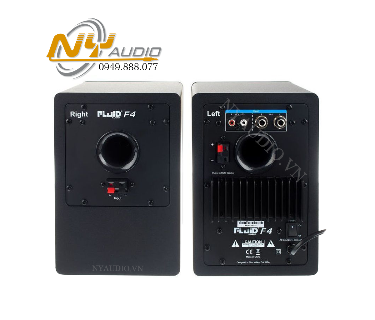 Loa kiểm âm Fluid Audio F4 | Loa 2-Way giá rẻ hàng chính hãng