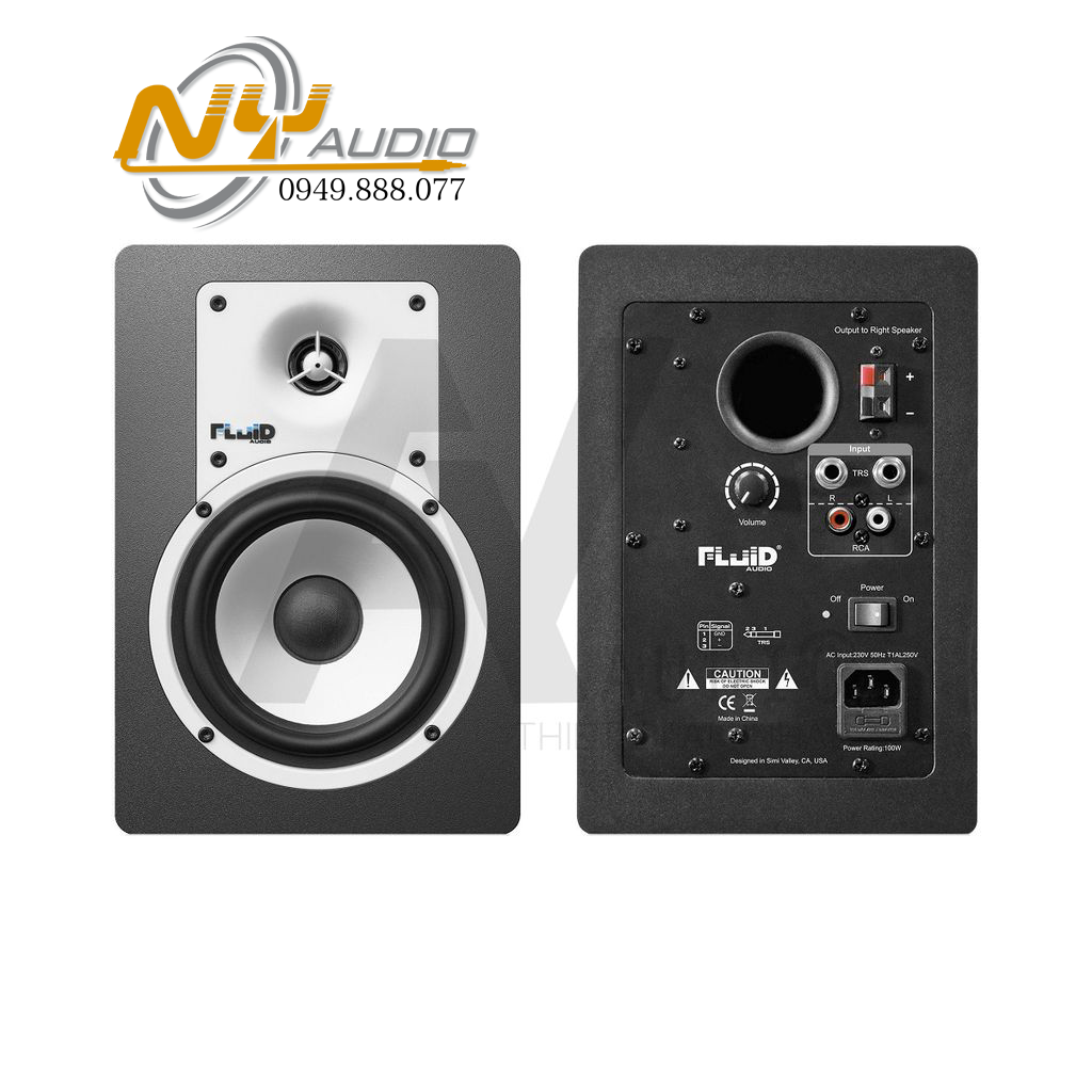 Loa kiểm âm Fluid Audio C5-5 Inch | Loa 2-way hàng chính hãng giá rẻ BH 1 năm 