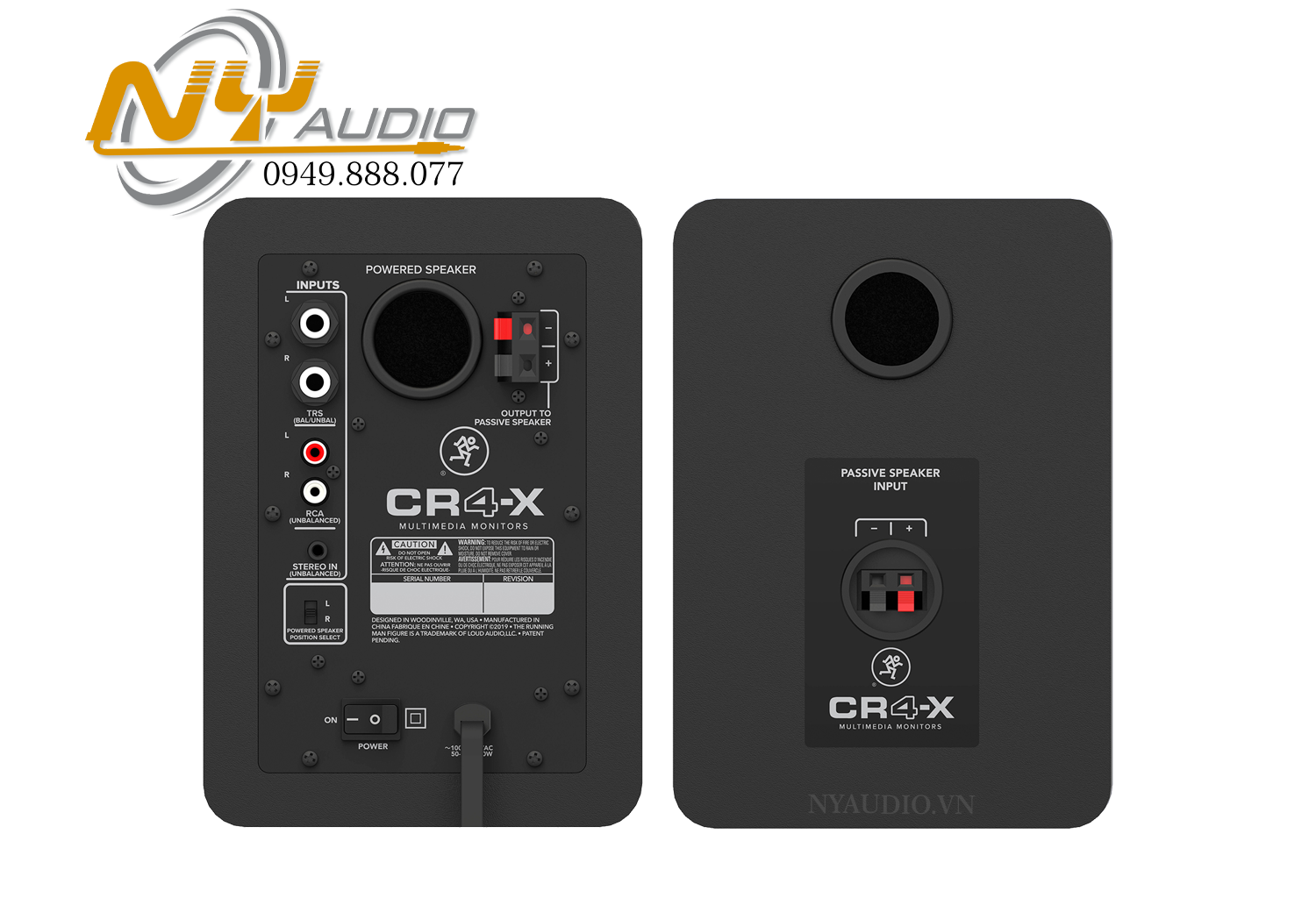 Loa kiểm âm Mackie CR4-X Studio Monitor Âm thanh Mô Tả chi tiết