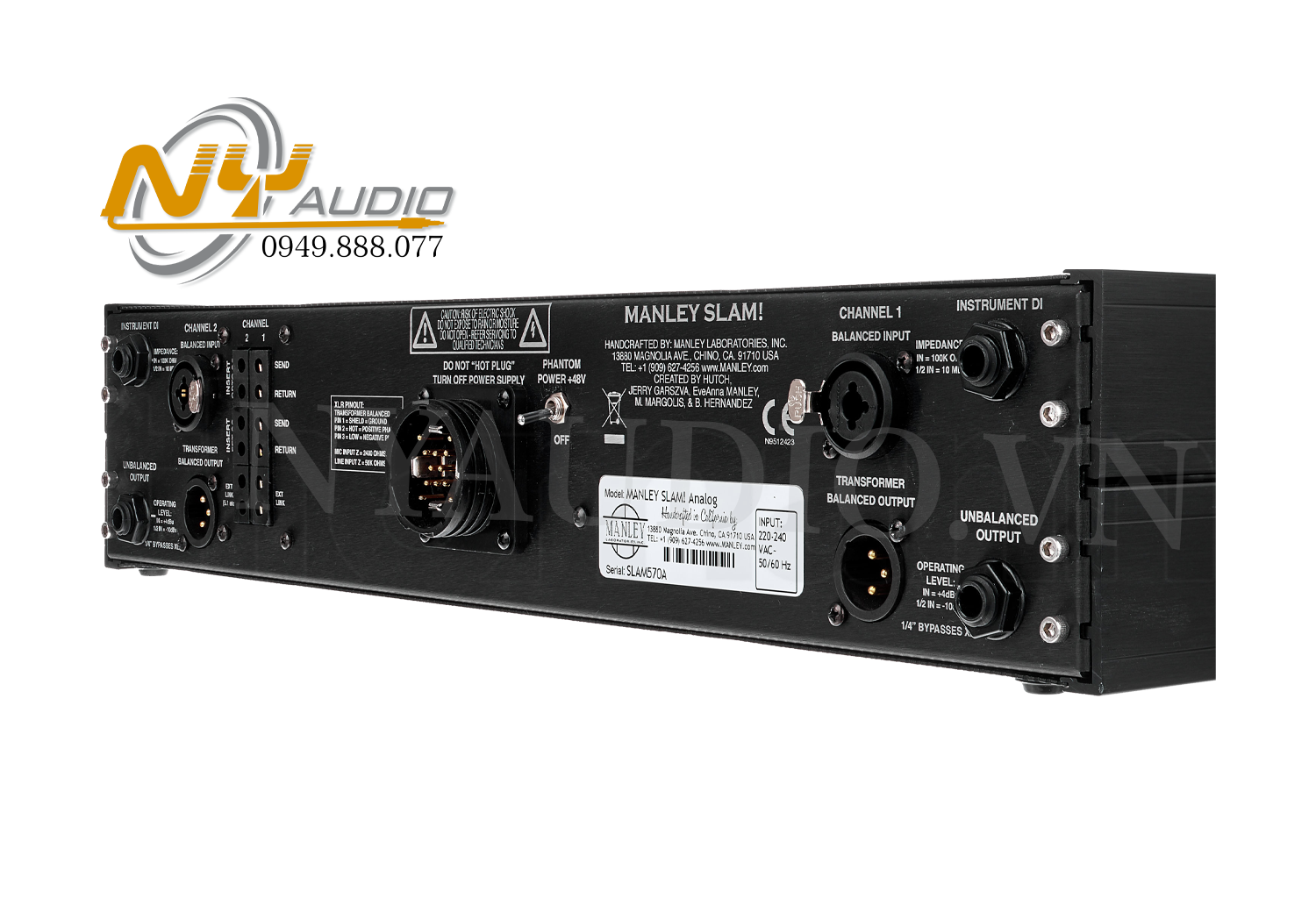 Manley SLAM! Preamp Micro | 2 Channel có Limiter giá tốt cam kết hàng chính hãng