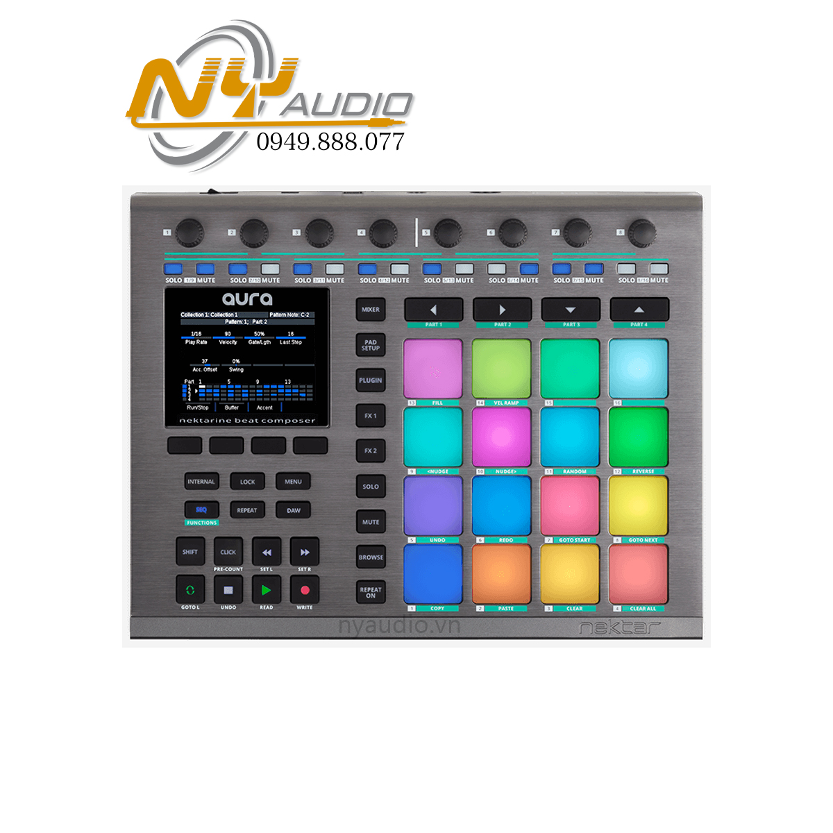 Nektar Aura Beat Composer-Intrument Pad giá rẻ hàng chính hãng