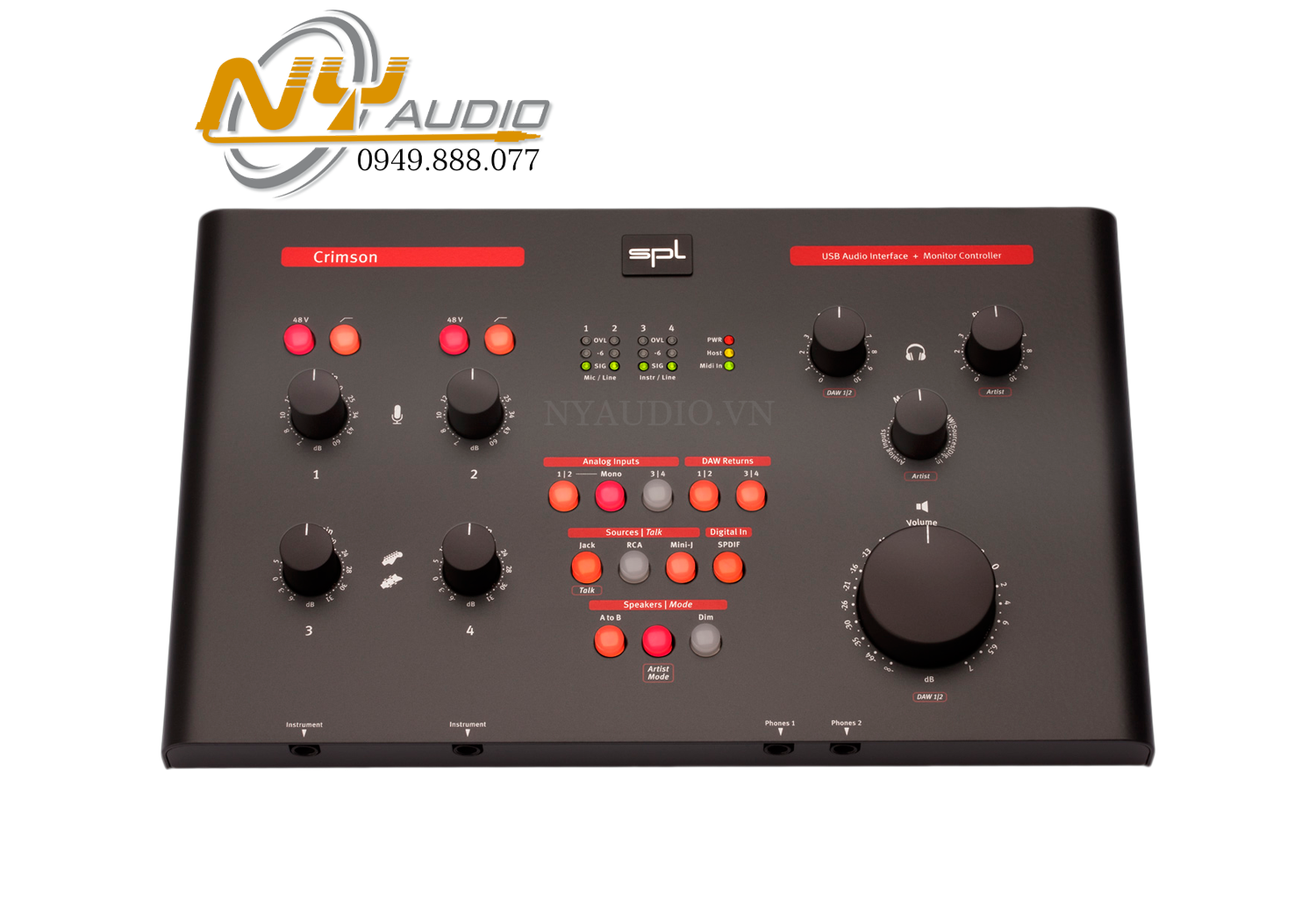 SPL Crimson 3 Audio interface hàng chính hãng giá tốt nhất tại TP.HCM