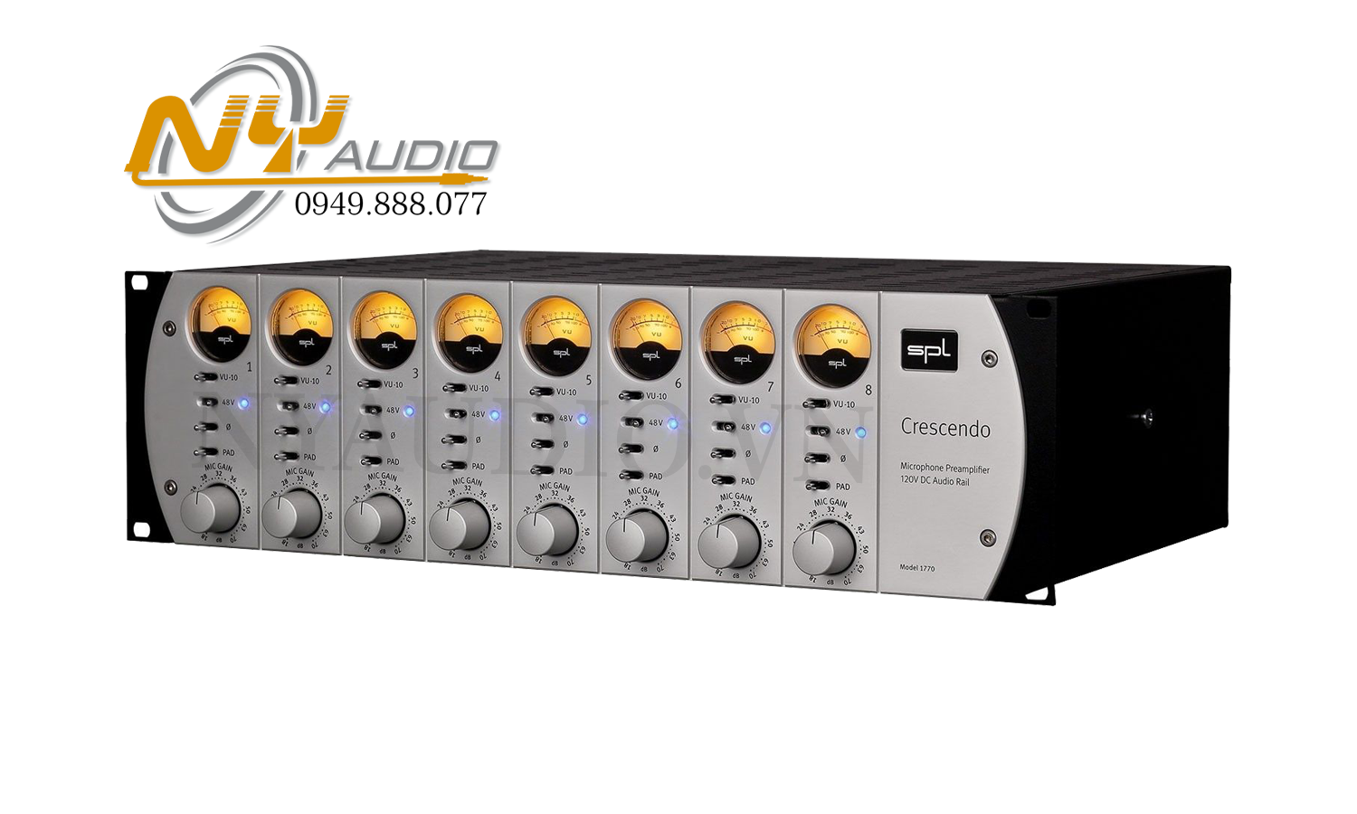 SPL Crescendo Preamp cho Micro | 8 Channel giá rẻ hàng chính hãng