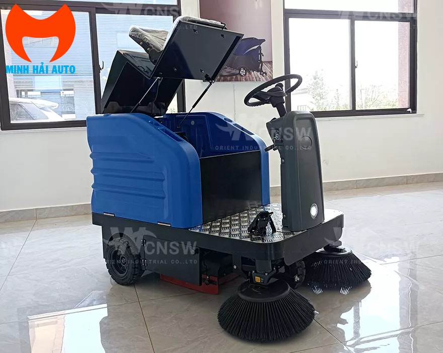 Xe quét điện mini 100L cho nhà xưởng- 02