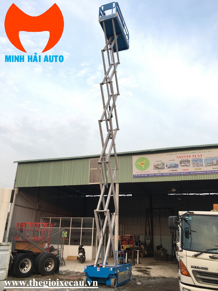 Bán xe thang nâng người 16m dạng cắt kéo