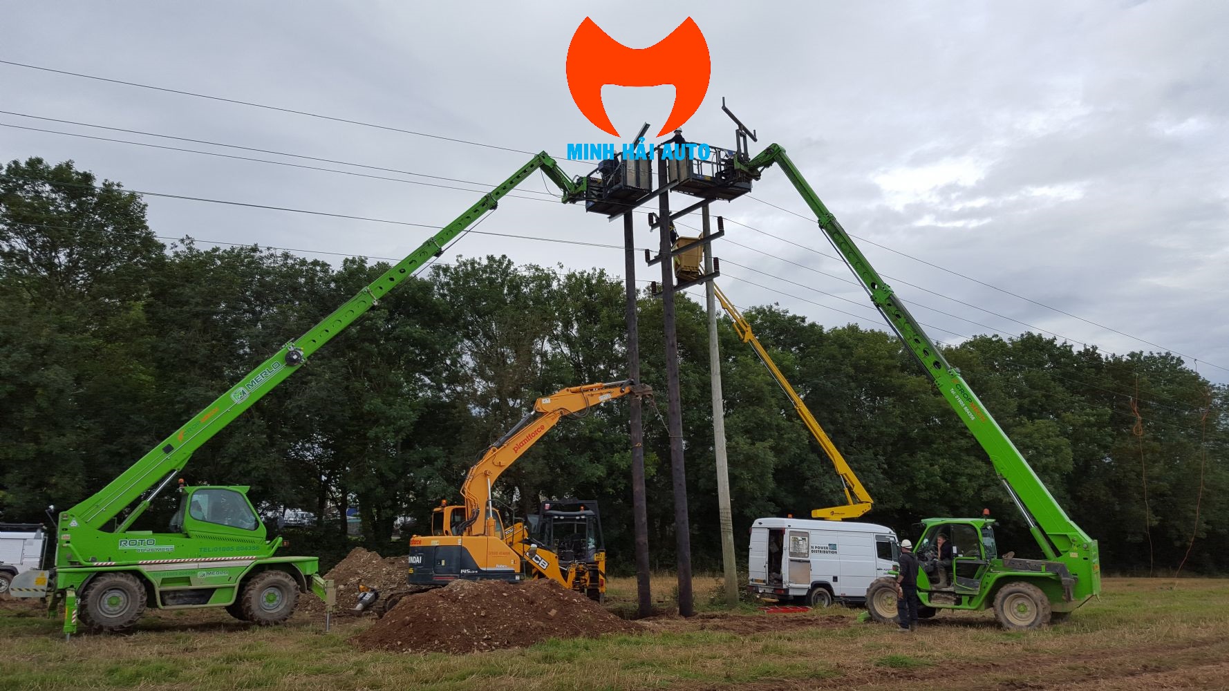 Xe nâng telehandler Merlo đã qua sử dụng