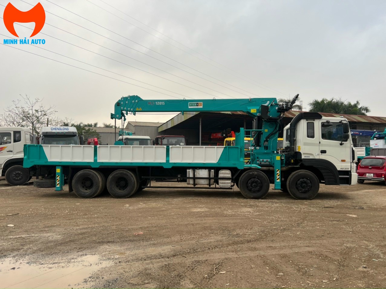 Hyundai HD320 gắn cẩu Hyundai Everdigm 12 tấn- 2