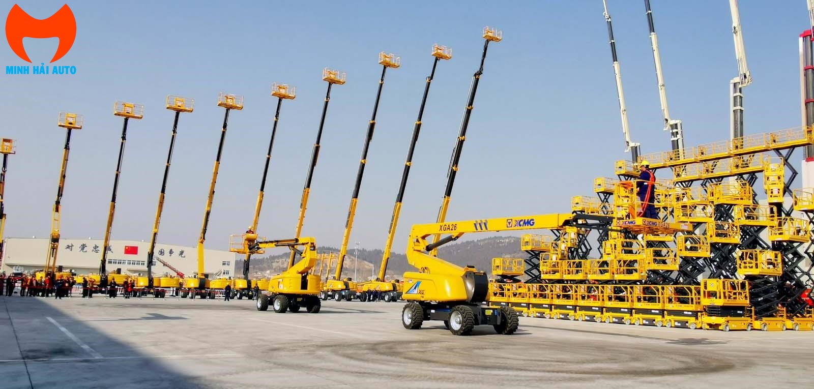 Phân phối xe nâng người boom lift XCMG