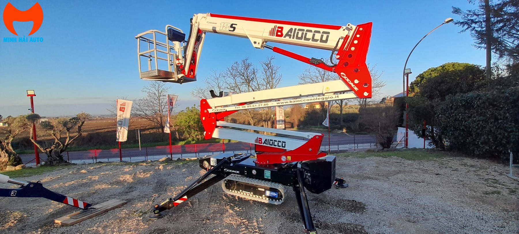 Xe nâng người 18m Socage 18S chân nhện- 3