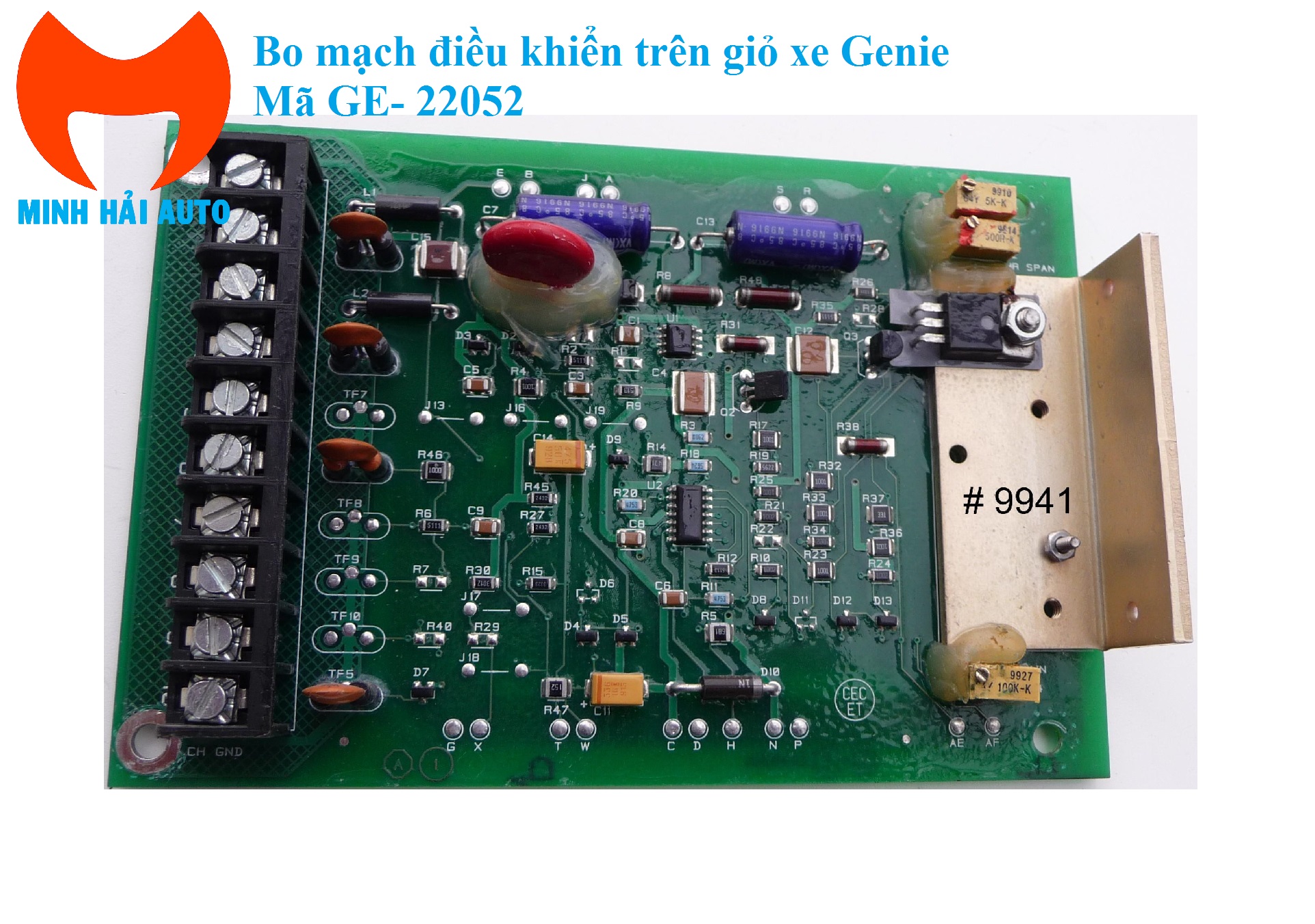 Bo mạch điều khiển trên giỏ xe Genie mã GE- 22052