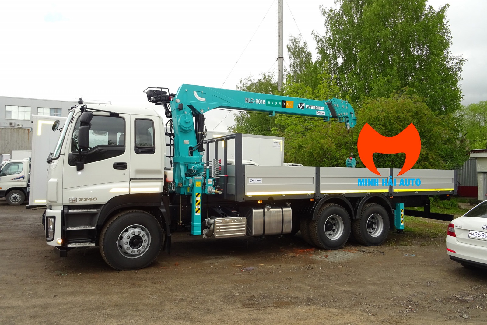 Xe cẩu tự hành 8 tấn Hyundai